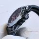Super Clone Rolex BLAKEN Daytona Extra thin Watch Matt Black Pink Markers (3)_th.jpg